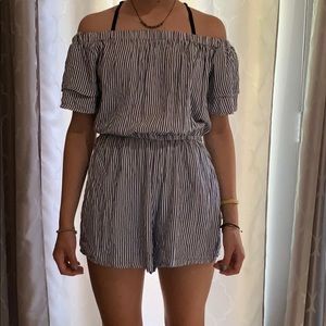 Old Navy striped romper